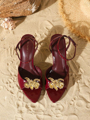 Fashionably Elegant Bow-Decorated Patent Leather Pumps - Comfortable Versatile High Heels