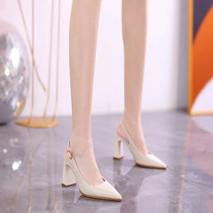 High-quality fashionable pointed-toe high heels