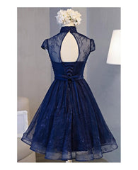 High Neck Homecoming Dress