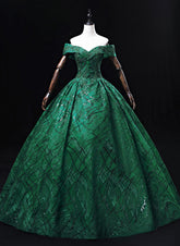 Vestido de fiesta verde de tul con escote en forma de corazón para dulces 16