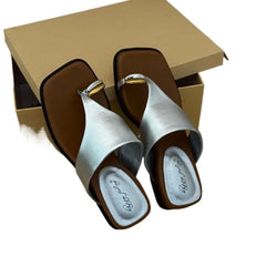 Platform Wedges Heel Clip Toe Slippers Concise Style Slides