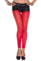 Restless in Rouge Opaque Capri Pantyhose