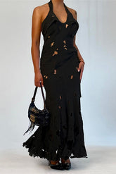Tattered and Torn Maxi Dress
