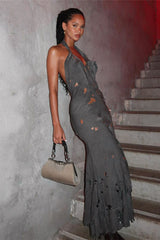 Tattered and Torn Maxi Dress