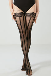 vertical Striped Stockings
