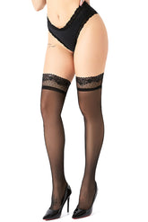 Striped Band Stockings