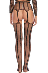 Striped Garter Stockings
