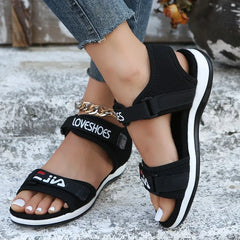 Sandale Open Toe Heightened Platform Sandals Woman Beach Shoes Athleisure Sandals Plus Size 43 Zapatos De Mujer