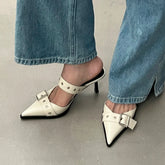 Heels Slippers High Heels Replica Pumps Lady Luxury Designer Middle Low Heels Party Slip on Sandals