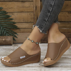 Shoes Sandals Non-Slip Shoes Slides Shoes Wedge Sandals Party Slippers Female Footwear