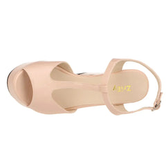 Sandals Sexy 12cm Ankle Strap Peep Toe High Heels Wedges Platform Sandal Patent Leather Party Wedding Shoes