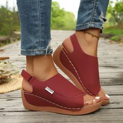 Wedge Sandals Sandals Open Toe Breathable Sandals Comfortable Buckle Woman Shoes Slides Women