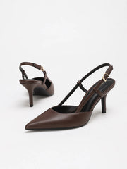 Brown SlingbackHeels