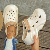 Chunky Platform Sandals Thick Sole eva Clogs Garden Shoes Non Slip Beach Slippers