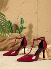 Fashionable Solid Color Stiletto Heels