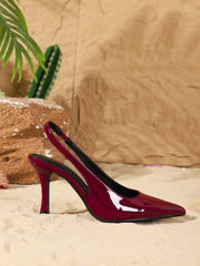 Patent Leather SlingbackPumps