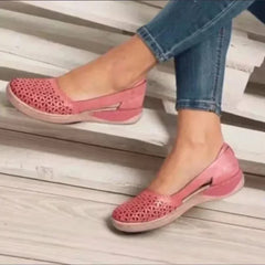 Flat Round Toe Sandals Retro Button Sandals Comfy Mary Jane Comfortable Shoes Plus Size 43