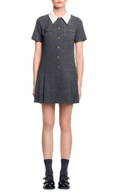 Chic Peter Pan Collar Mini Dress