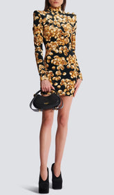 Coretta Glam Velvet Mini Dress