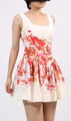 Genoveva Flirty Floral Mini Dress