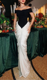 Hetal Chic Off-Shoulder Ruched Maxi Dress