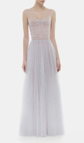 Josie Ethereal Lavender Sparkle Maxi Gown