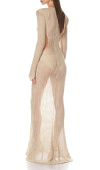 Jacory Allure Crochet Maxi Dress