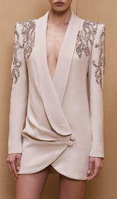 Camilo Dazzling Sequin Embellished Blazer Mini Dress