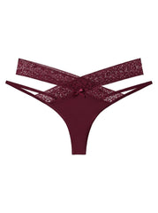 Strappy Side Lace Thong