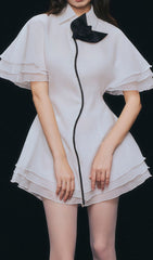 Glenda Chic White Mini Dress