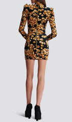 Coretta Glam Velvet Mini Dress