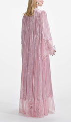 Dorotea Pink Shimmering Maxi Dress