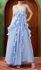 Hokona Effortless Ruffle Maxi Dress