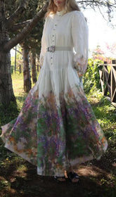 Huela Artistic Flow Maxi Dress