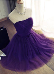 Lovely Purple Homecoming Dress