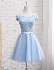 Lovely Off Shoulder Short Party Dress
