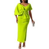 Head-Turning Batya Bow Corset Mini Dress