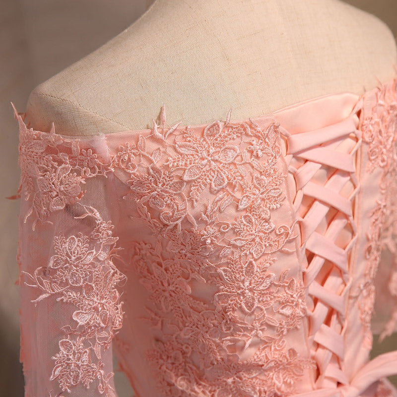 Adorable Knee Length Tulle with Lace Applique Party Dress