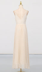 Graciela Polka Dot Strappy Mesh Maxi Dress