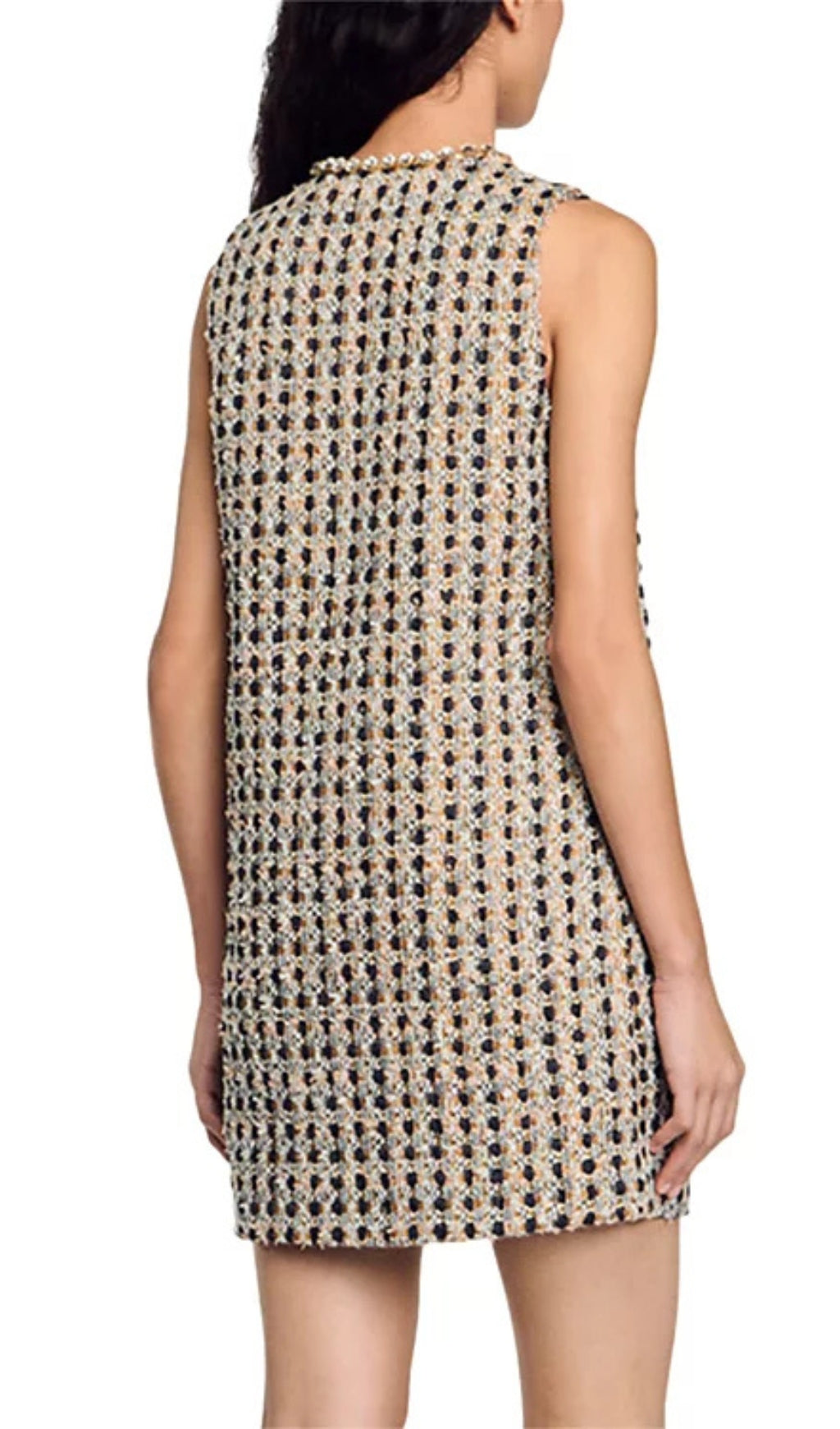 Twiggy Sparkling Tweed Shift Dress