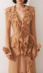 Himani Ruffle Maxi Dress