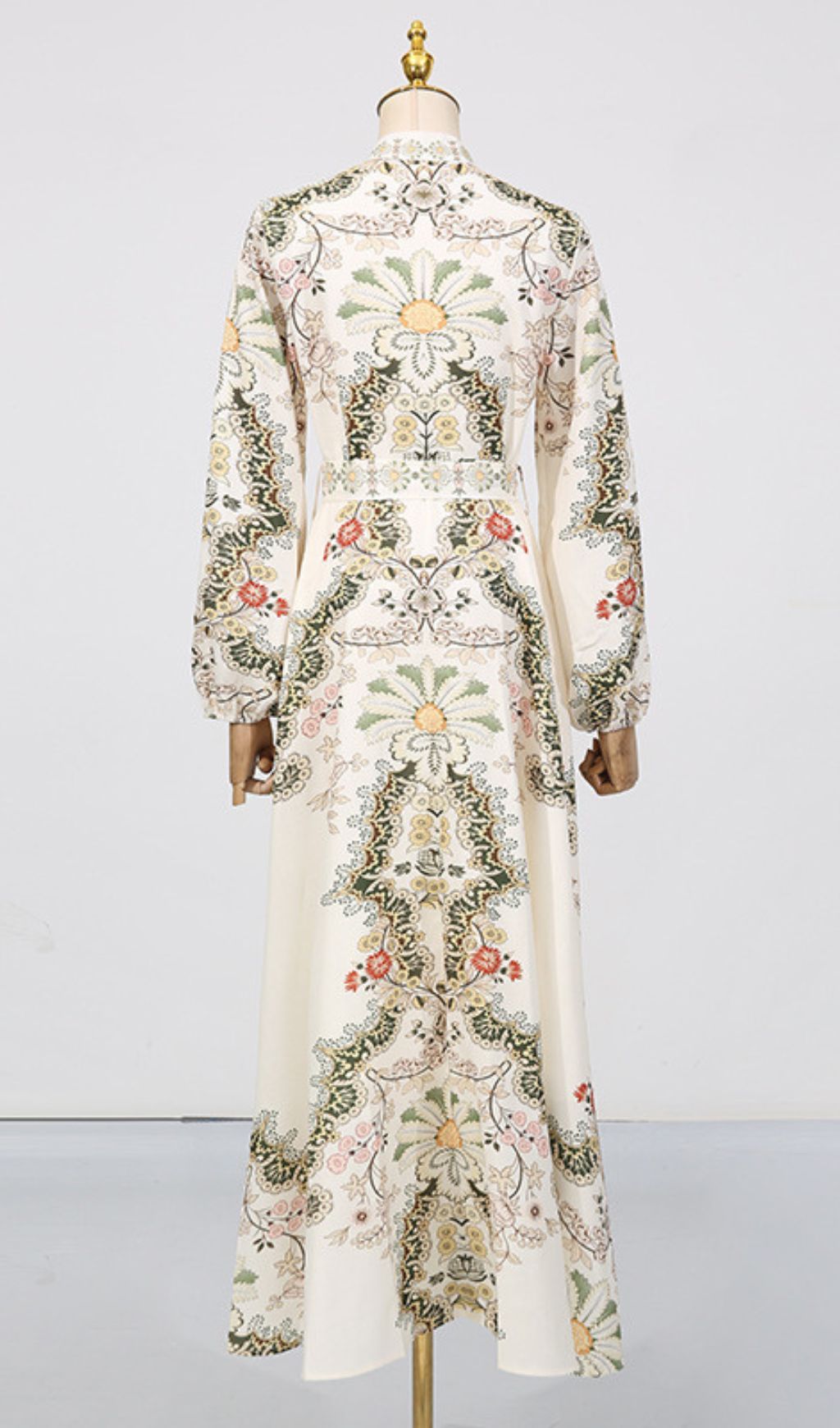 Fawzia Elegant Bohemian Floral Maxi Dress