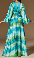 Galena Bohemian Chic Printed Maxi Dress