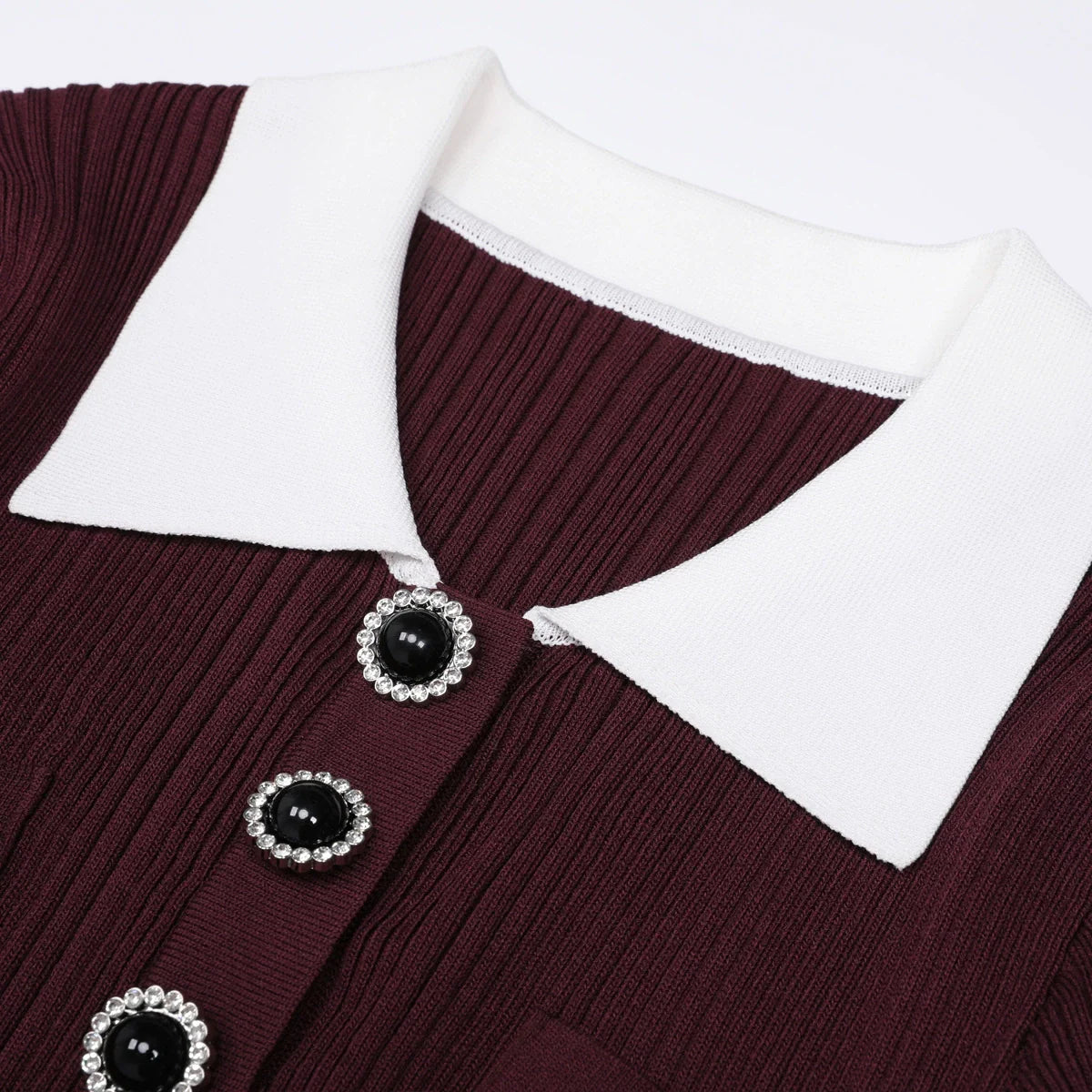 Javier Ribbed Knit Midi Dress