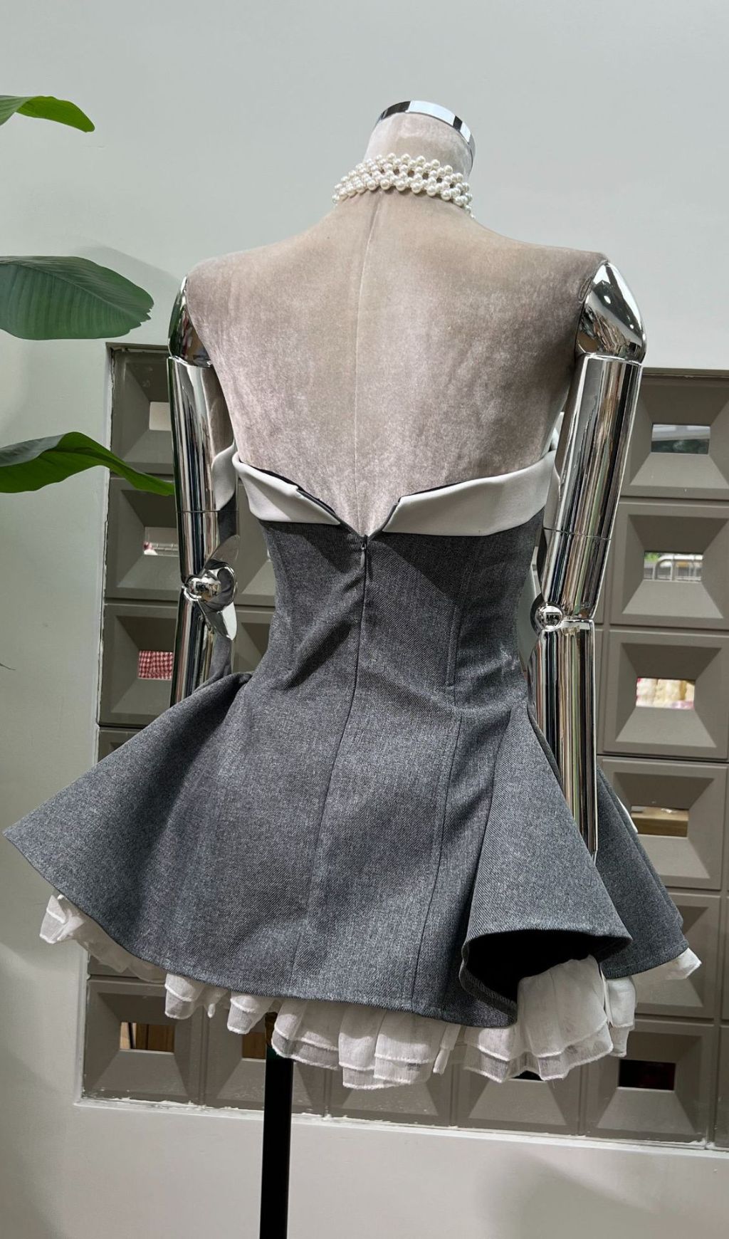 Hyde Strapless Bow Mini Dress