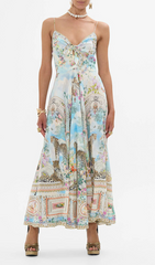 Gaynell Vibrant Printed Strappy Maxi Dress