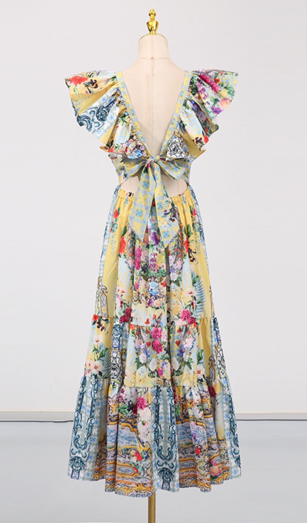 Gelsey Vibrant Floral Maxi Dress
