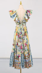 Gelsey Vibrant Floral Maxi Dress