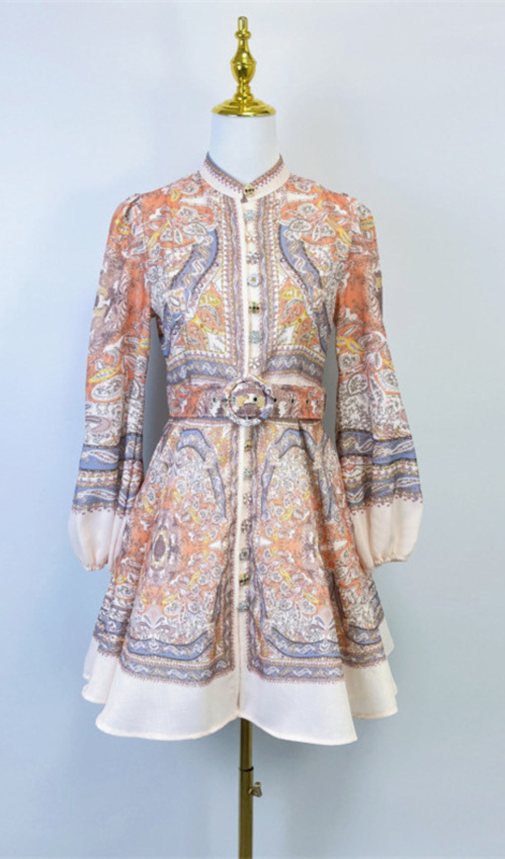 Bien Women's Bohemian Paisley Midi Dress