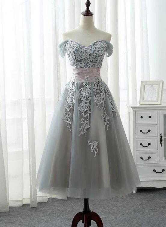 Charming Off-the-shoulder Homecoming Dress